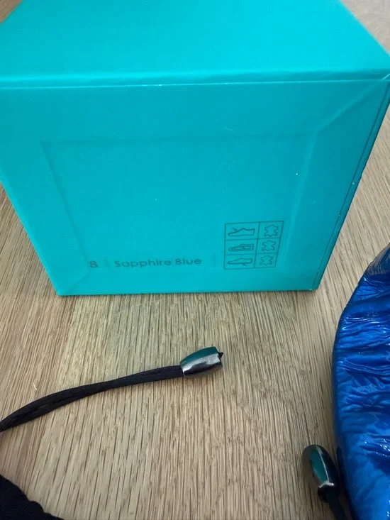 Tieks Sapphire Blue Patent Leather Ballet Flats - Picture 5 of 5